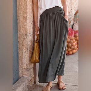 Garnet Hill Maxi Knit Skirt Size S (4-6)